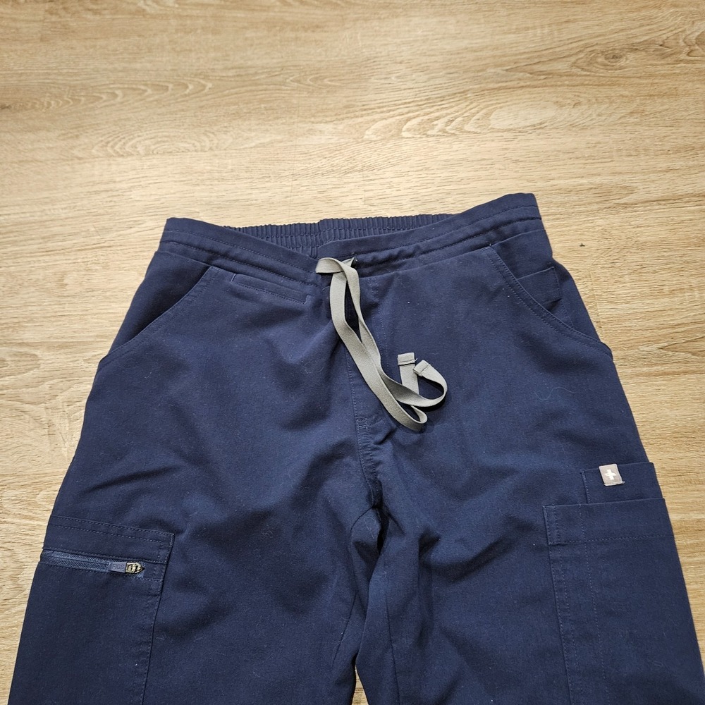 FIGS Yola Scrub Pants Women's XS Navy Medical Uniform Technical Collection - Picture 2 of 5